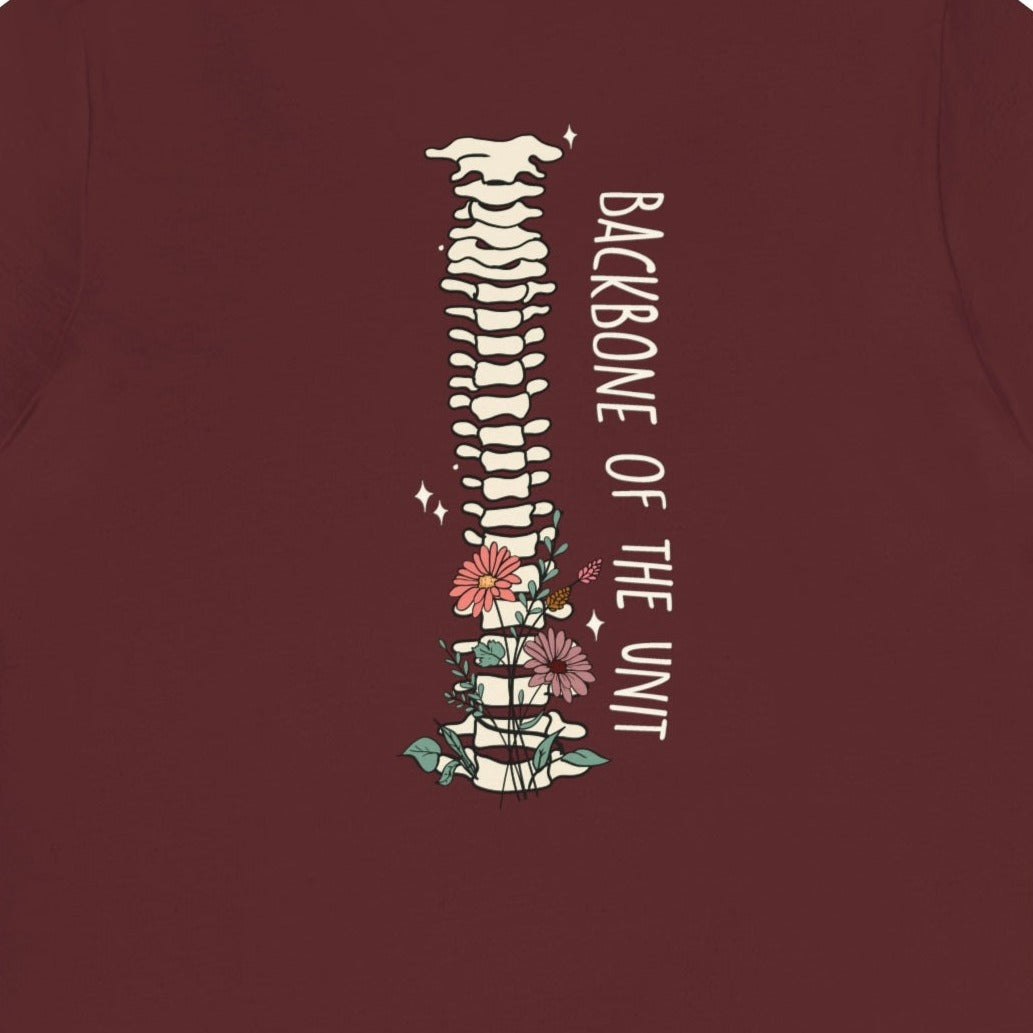 00d04b002522024f0fee020619900acc Backbone of the Unit T-Shirt (with Front Text) - Image 11