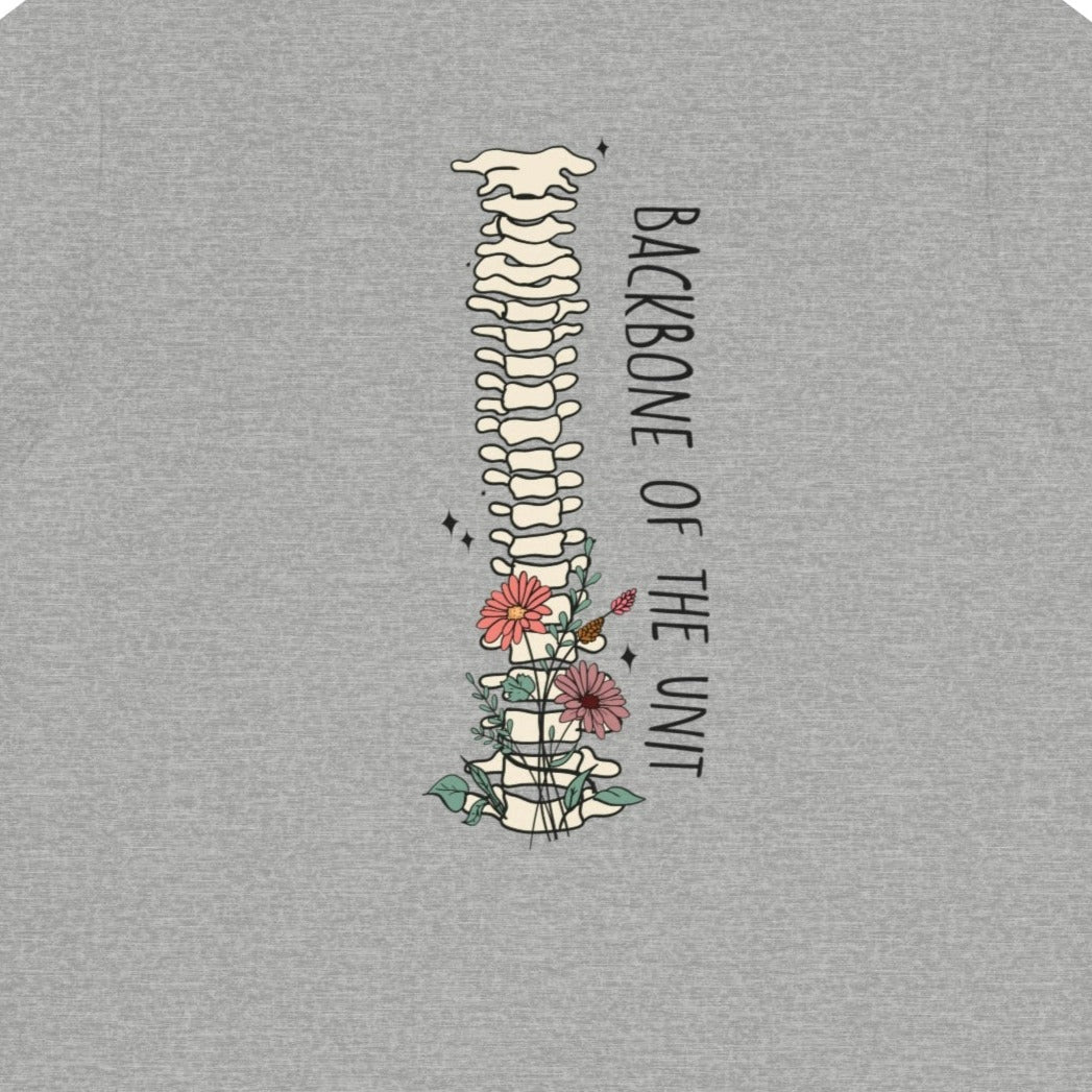 0d24df28b12dcc9035b92e79f8e21353 Backbone of the Unit T-Shirt (with Front Text) - Image 7