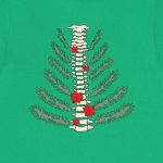 Christmas Tree Spine (Back Design) T-Shirt - Image 9