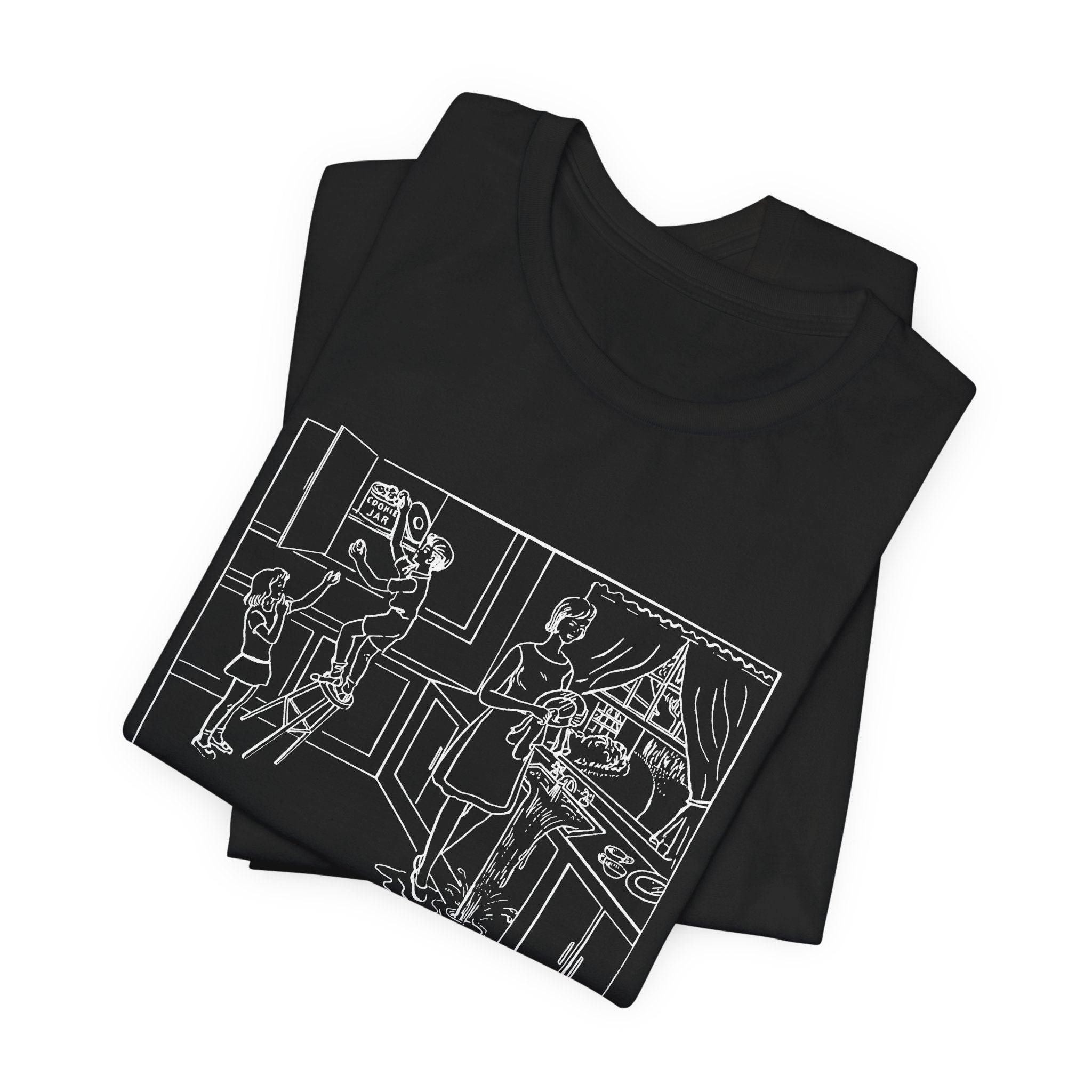 10412813834645561901_2048 Cookie Theft T-Shirt - Image 3