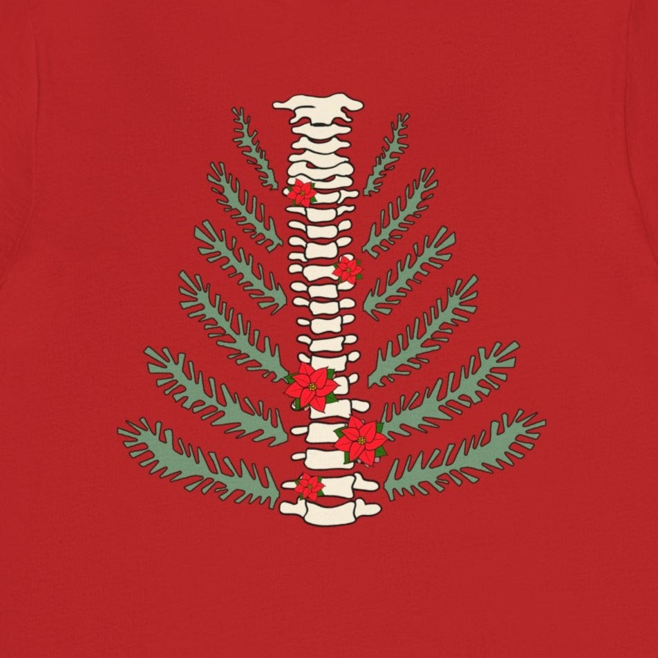 11133675347213131086_2048 Christmas Tree Spine (Back Design) T-Shirt - Image 6