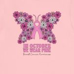 Breast Cancer Awareness Butterfly T-Shirt - Image 3