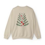 Christmas Tree Spine (Back Design) Sweatshirt - Image 10