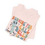 Retro Running for Call Bells is My Cardio T-Shirt - Image 2