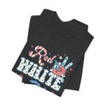 Red, White & Blue PICU Crew T-Shirt - Image 12