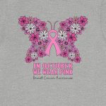 Breast Cancer Awareness Butterfly T-Shirt - Image 4