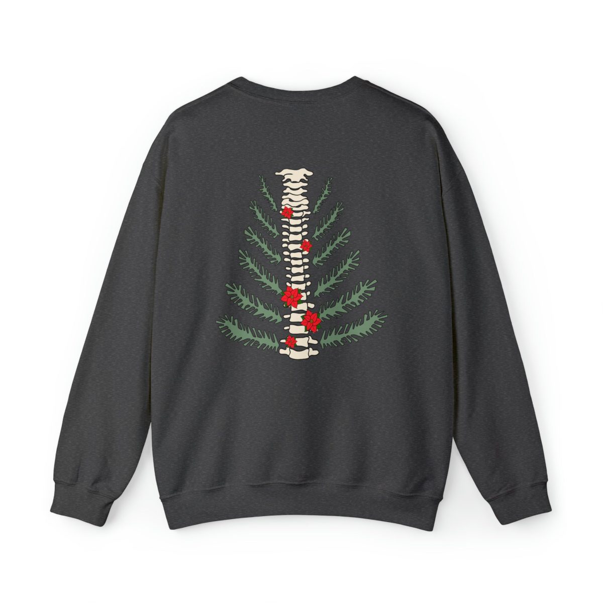 Christmas Tree Spine (Back Design) Sweatshirt - Image 7