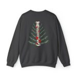 Christmas Tree Spine (Back Design) Sweatshirt - Image 7