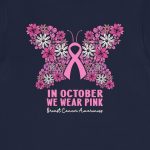 Breast Cancer Awareness Butterfly T-Shirt - Image 9