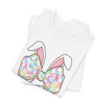 Custom Easter Bow with Stethoscope T-Shirt - Image 2