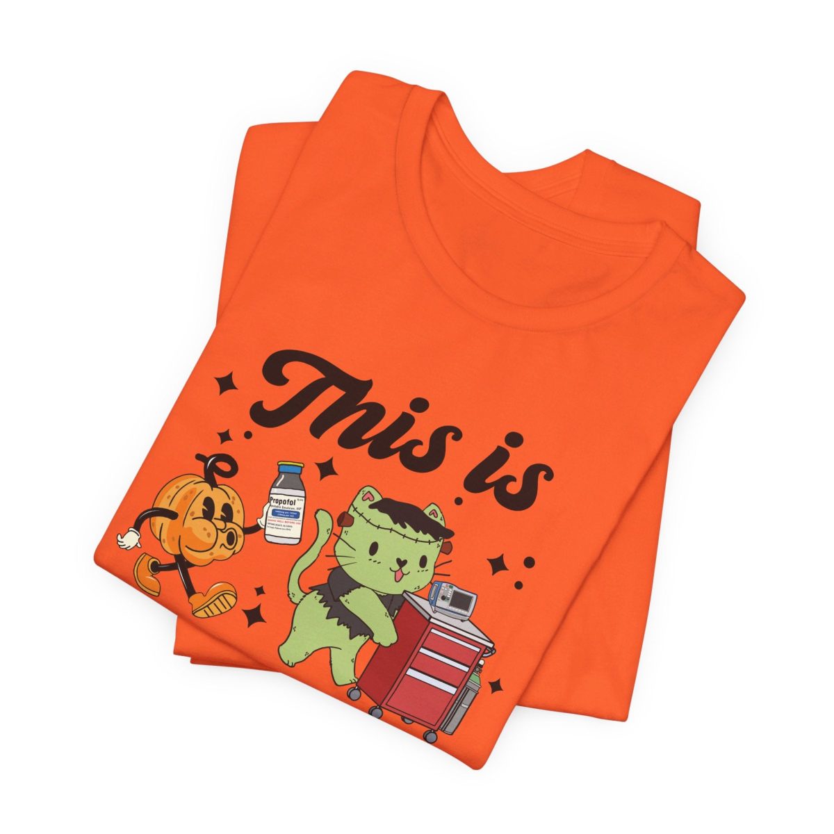 This is How I Roll Crash Cart Halloween T-Shirt - Image 7