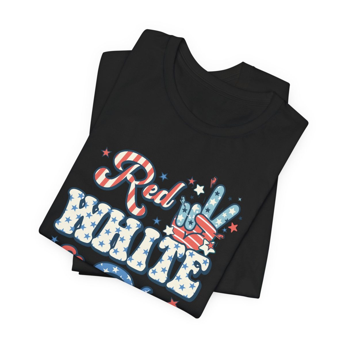 Red, White & Blue ICU Crew T-Shirt - Image 14