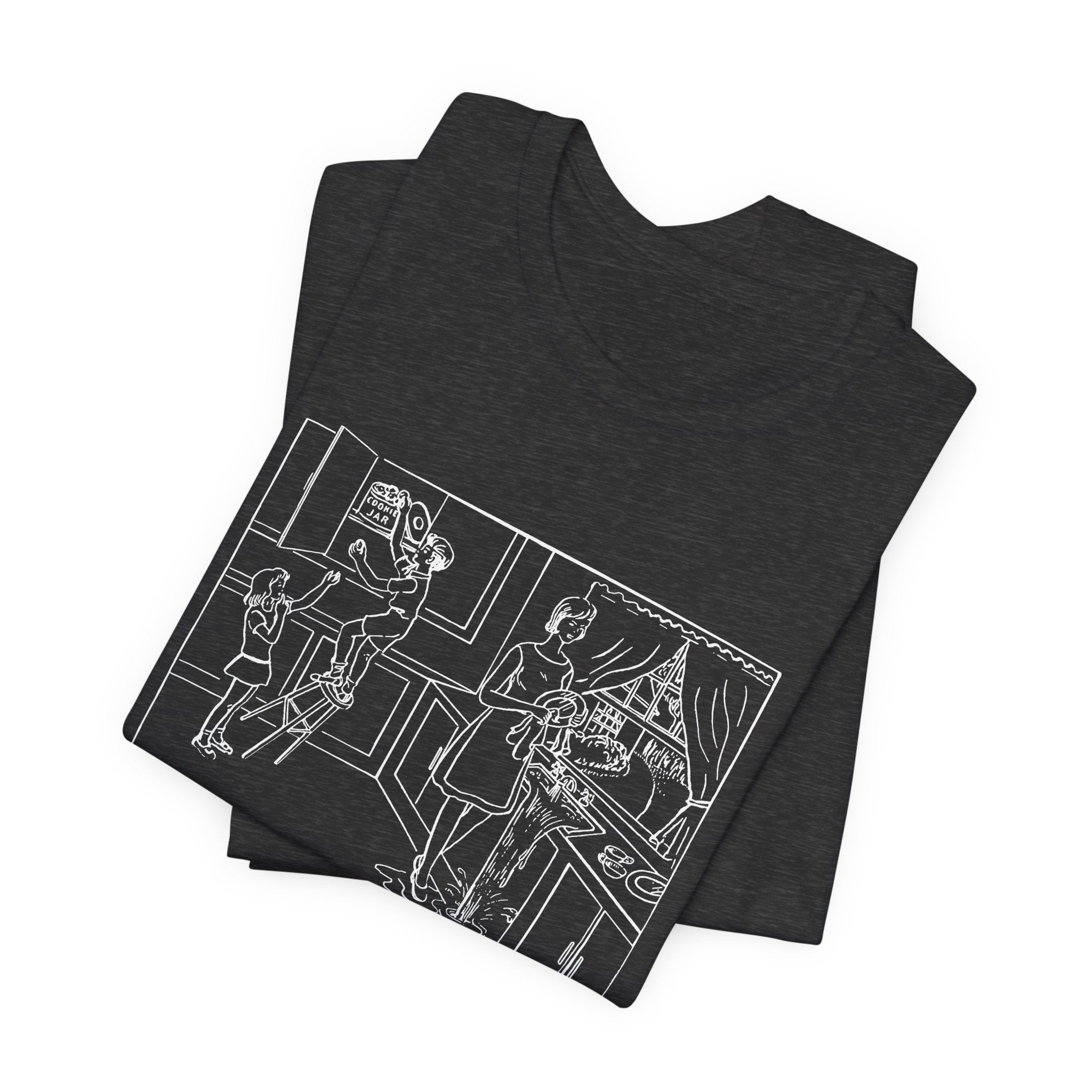 18263796312944728536_2048 Cookie Theft T-Shirt - Image 4