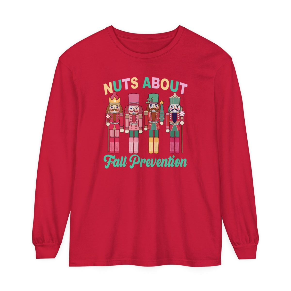 Nuts About Fall Prevention Long Sleeve Shirt - Image 7