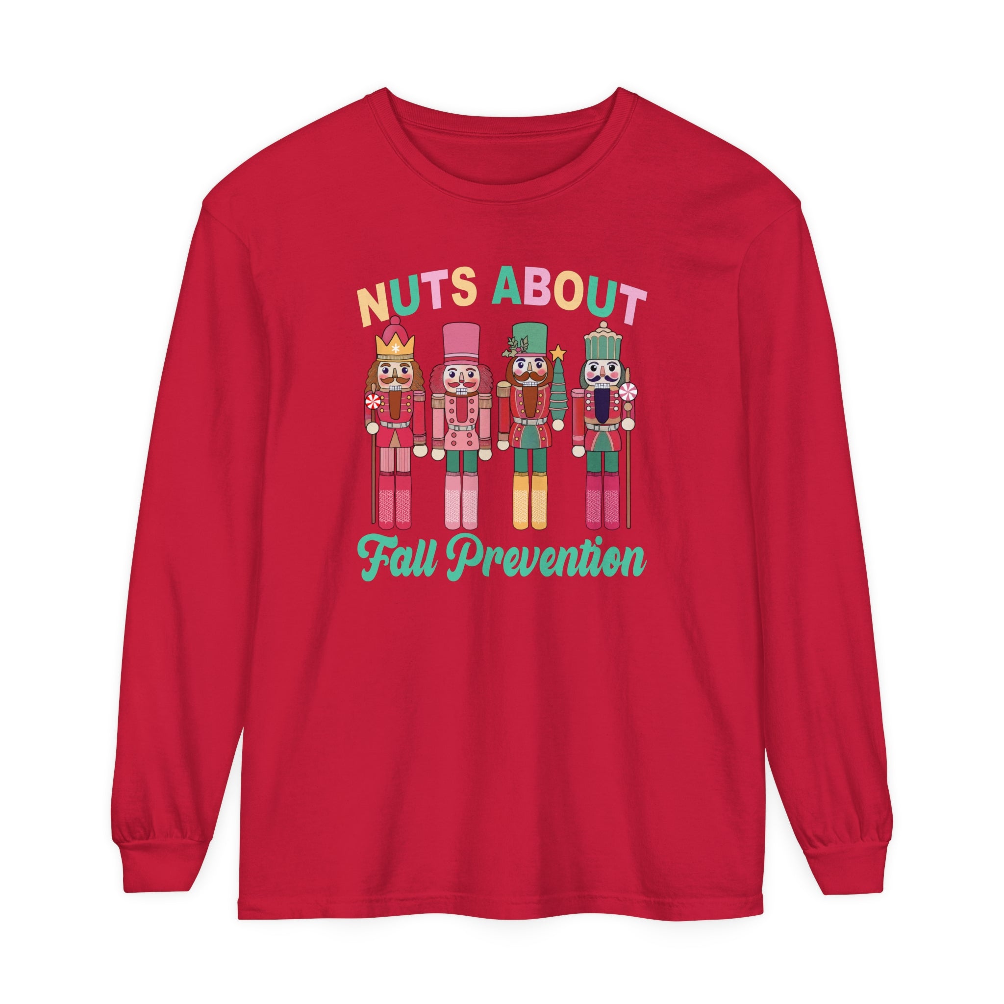 1860817958667018149_2048 Nuts About Fall Prevention Long Sleeve Shirt - Image 7