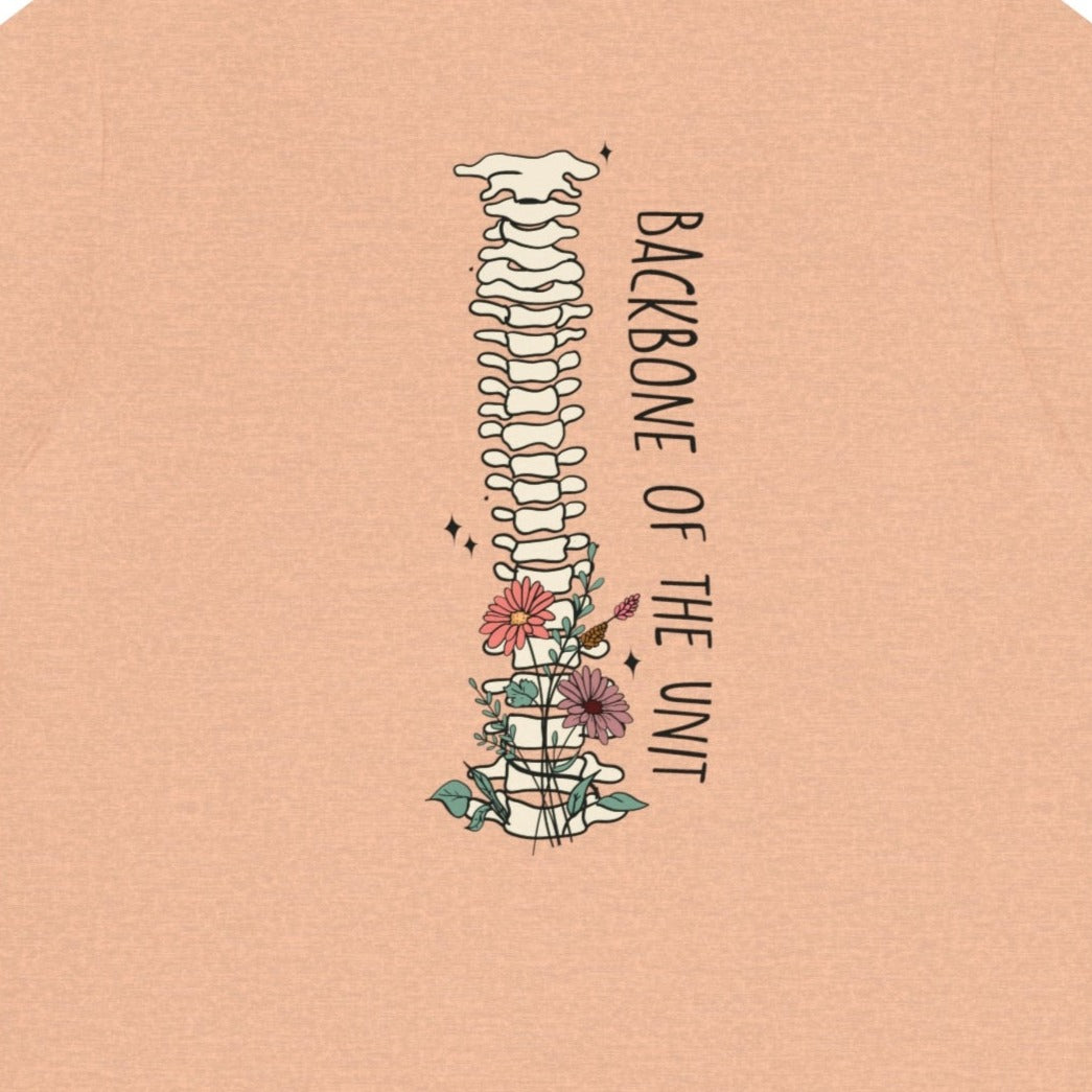 1e7781ad89937c60f33f441554450d59 Backbone of the Unit T-Shirt (with Front Text) - Image 5