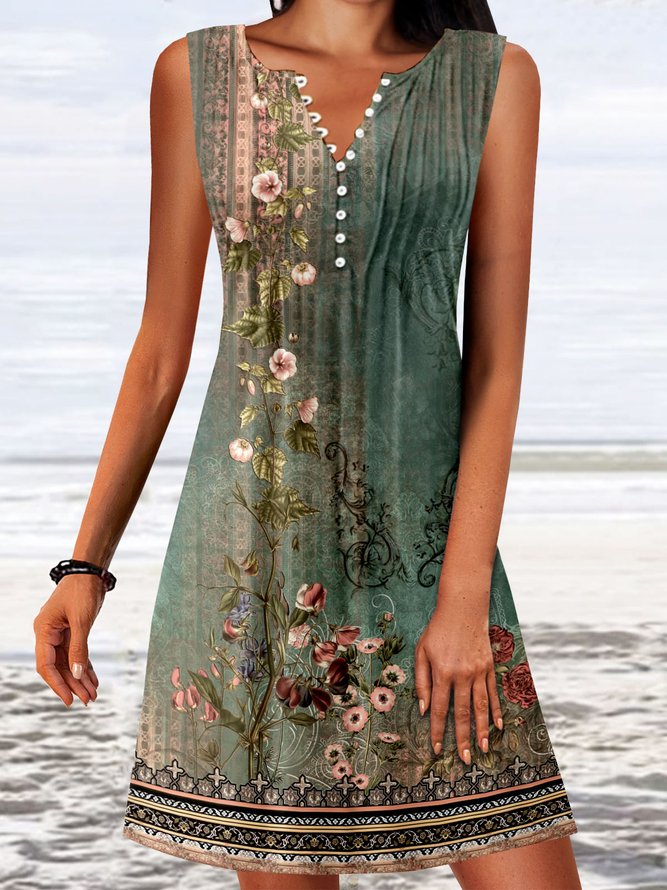 2f32453f38c6ab6b8151cc55b84fdce9.jpg Stunning Sleeveless Print Mini Dress - Image 2