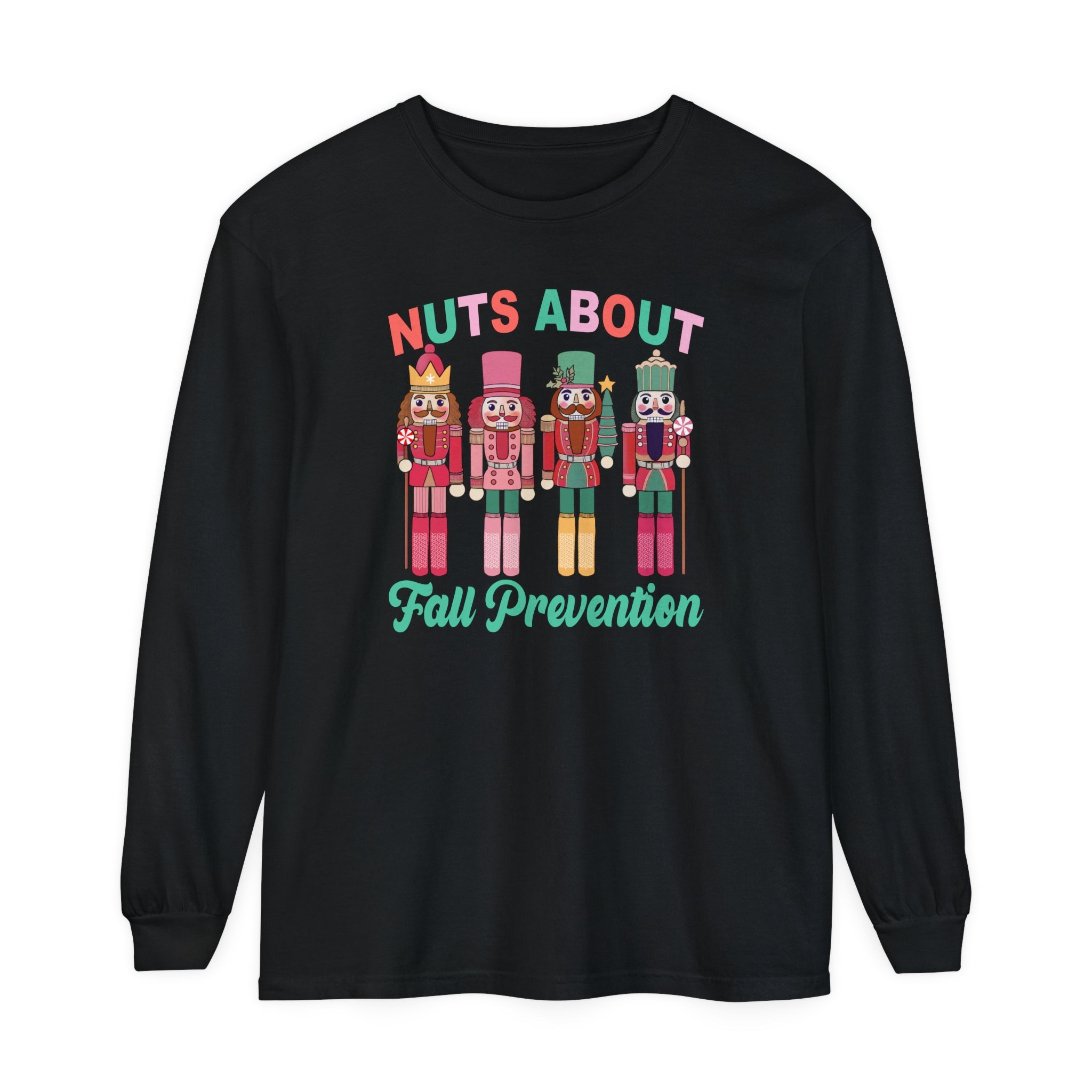 3019937161163996352_2048 Nuts About Fall Prevention Long Sleeve Shirt - Image 3