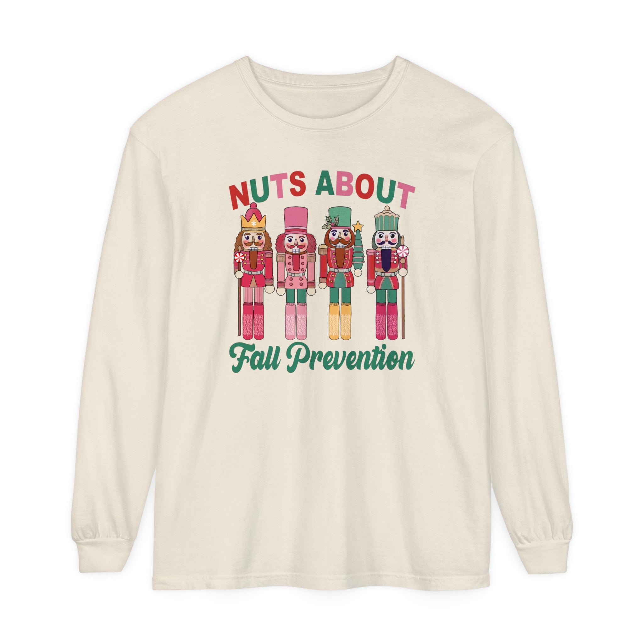 3571669266237213505_2048 Nuts About Fall Prevention Long Sleeve Shirt - Image 4