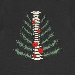 Christmas Tree Spine (Back Design) T-Shirt - Image 8
