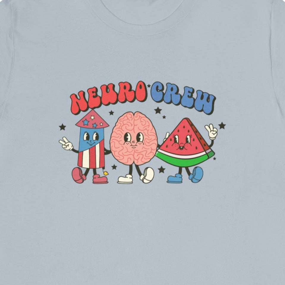 3c2d53af9a06366dc641310e3616f112 Retro Neuro Crew July 4th T-Shirt - Image 8