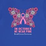Breast Cancer Awareness Butterfly T-Shirt - Image 10