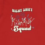 Night Shift July 4th Skeletons T-Shirt - Image 14