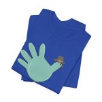 Turkey Glove with Pilgrim Hat T-Shirt - Image 6