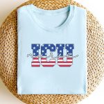 Stars & Stripes ICU Nurse T-Shirt - Image 8