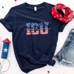 Stars & Stripes ICU Nurse T-Shirt - Image 7