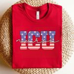 Stars & Stripes ICU Nurse T-Shirt - Image 3