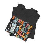 Retro Running for Call Bells is My Cardio T-Shirt - Image 4