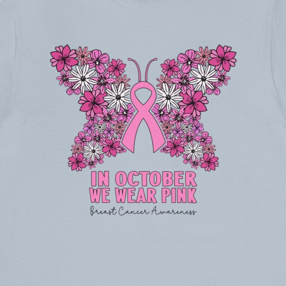 528121130154222778_2048 Breast Cancer Awareness Butterfly T-Shirt - Image 7