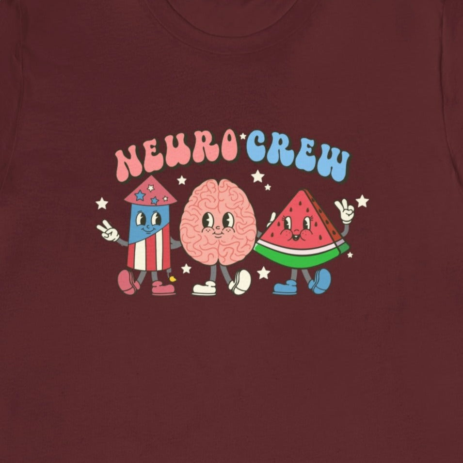553473e07a93e31ccd9093157868d593 Retro Neuro Crew July 4th T-Shirt - Image 13