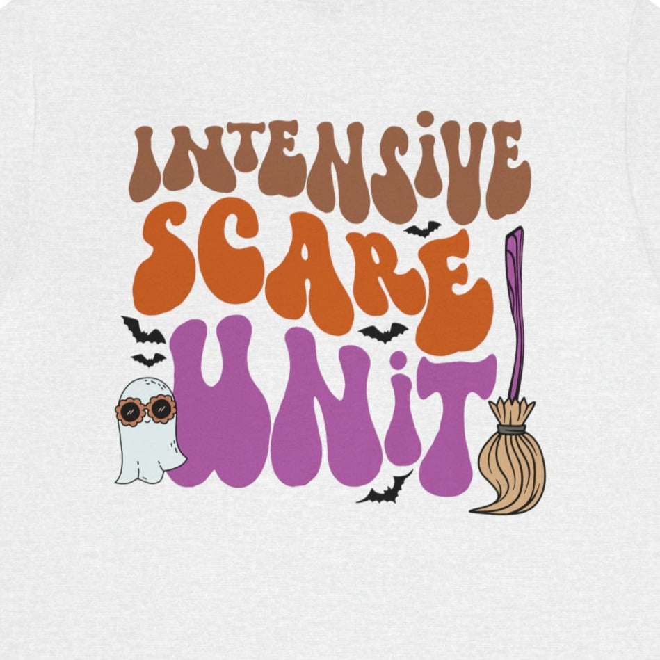 6270396729571256367_2048 Intensive Scare Unit (Back Design) T-Shirt - Image 12