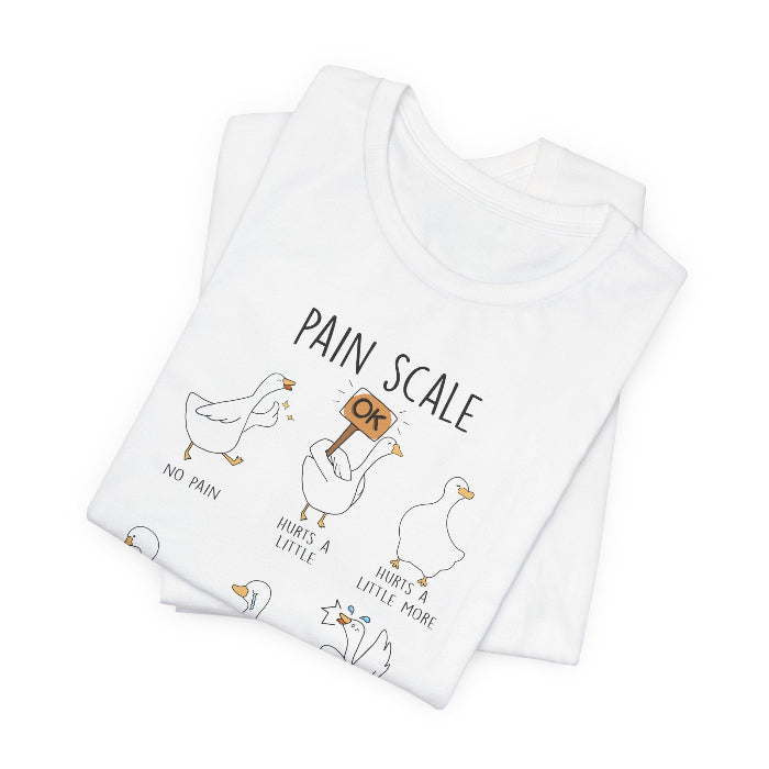 6938428915992404467_2048 Goose Pain Scale T-Shirt - Image 2
