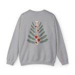Christmas Tree Spine (Back Design) Sweatshirt - Image 11