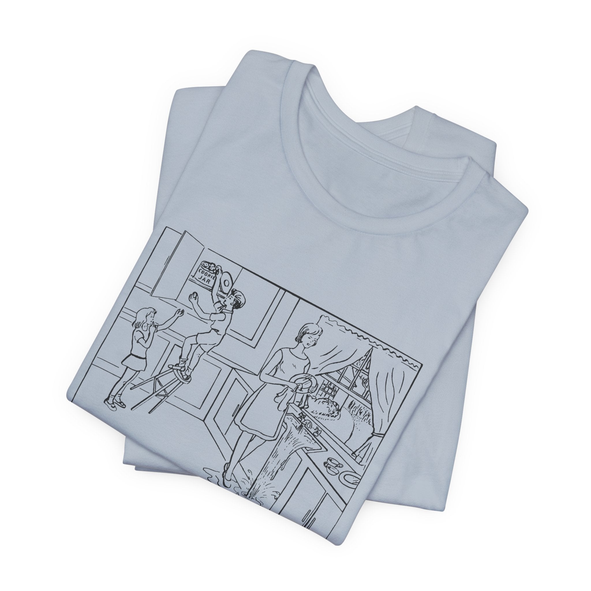 8006034546456984825_2048 Cookie Theft T-Shirt - Image 5
