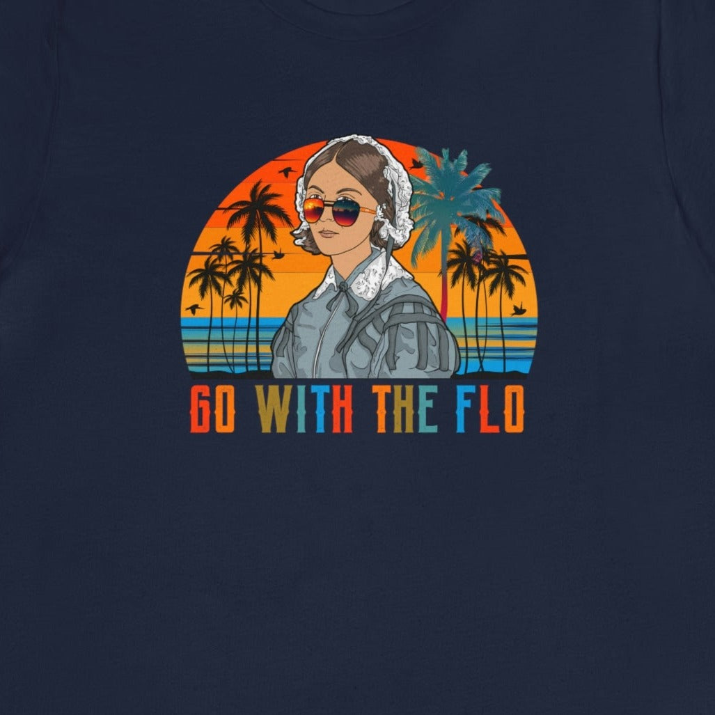 86e831ae8cc0d26e0f50bec1d7b2ae98 Go with the Flo Sunset T-Shirt - Image 3