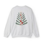 Christmas Tree Spine (Back Design) Sweatshirt - Image 6