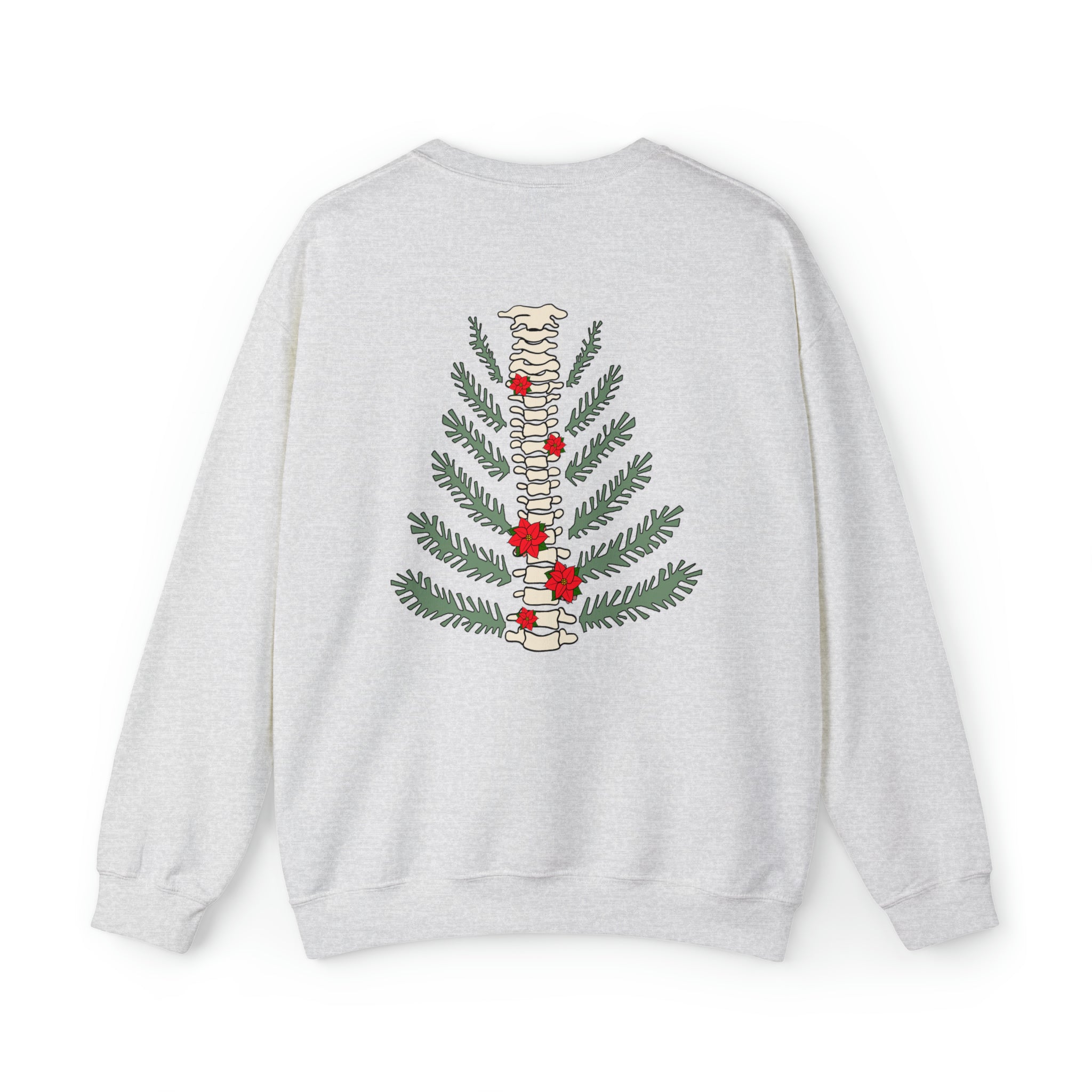 9124646526339965129_2048 Christmas Tree Spine (Back Design) Sweatshirt - Image 6