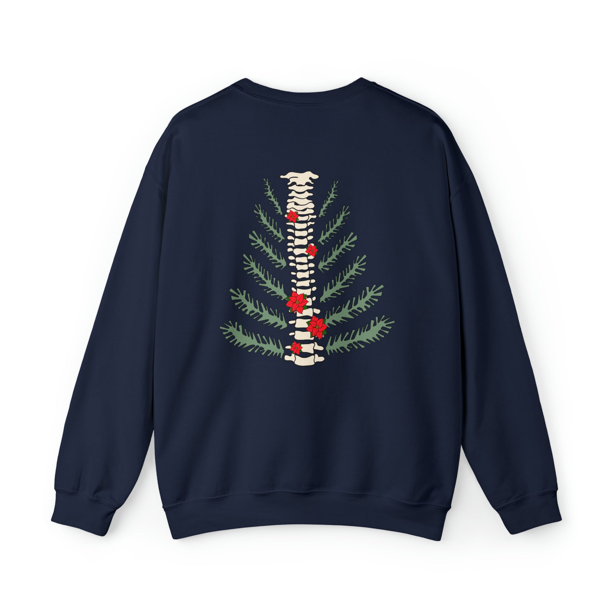 9946654052578210462_2048 Christmas Tree Spine (Back Design) Sweatshirt - Image 8
