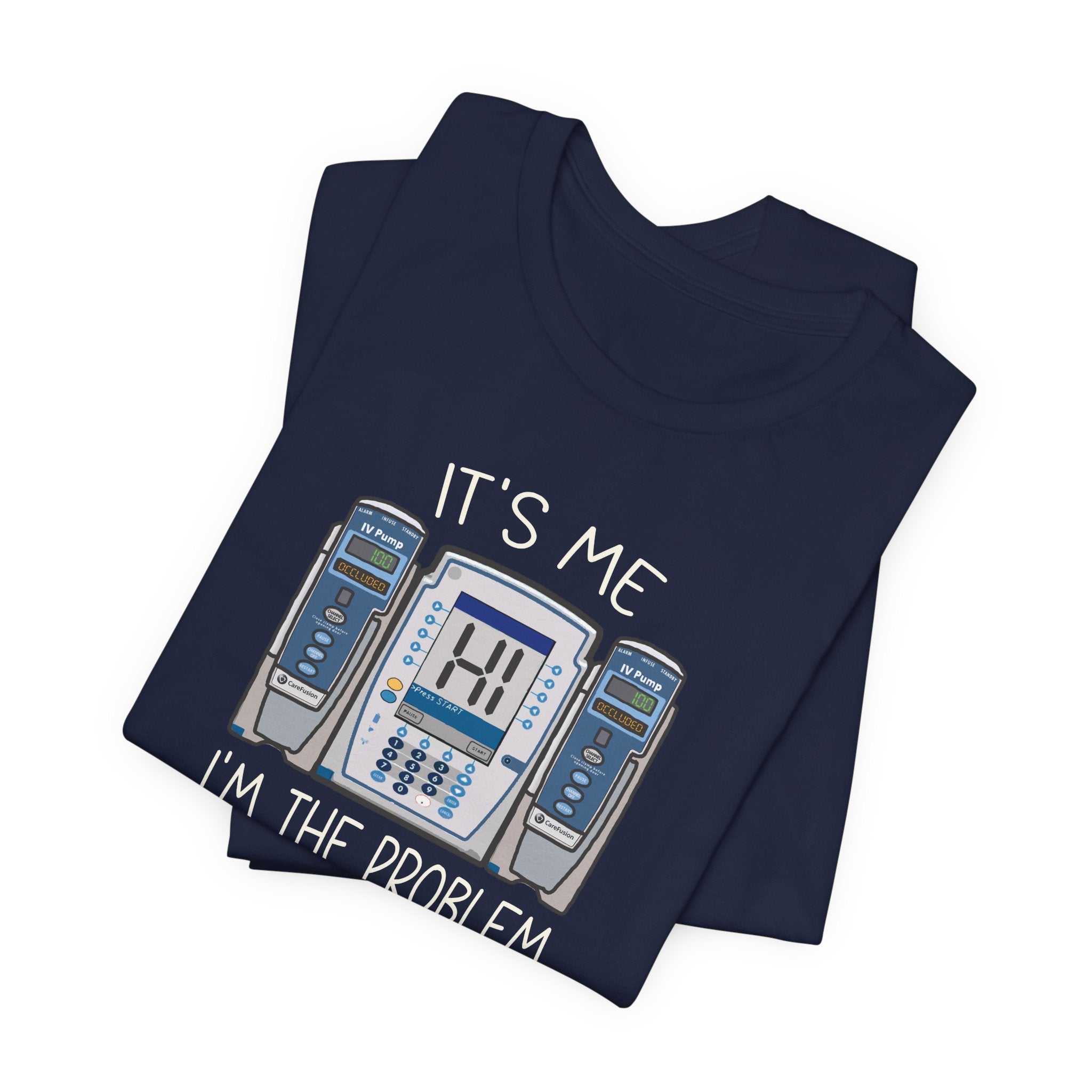 Folded_1_437b5396-fdb7-421f-9484-7cf751ee4f76 I'm the Problem IV Pump T-Shirt - Image 4