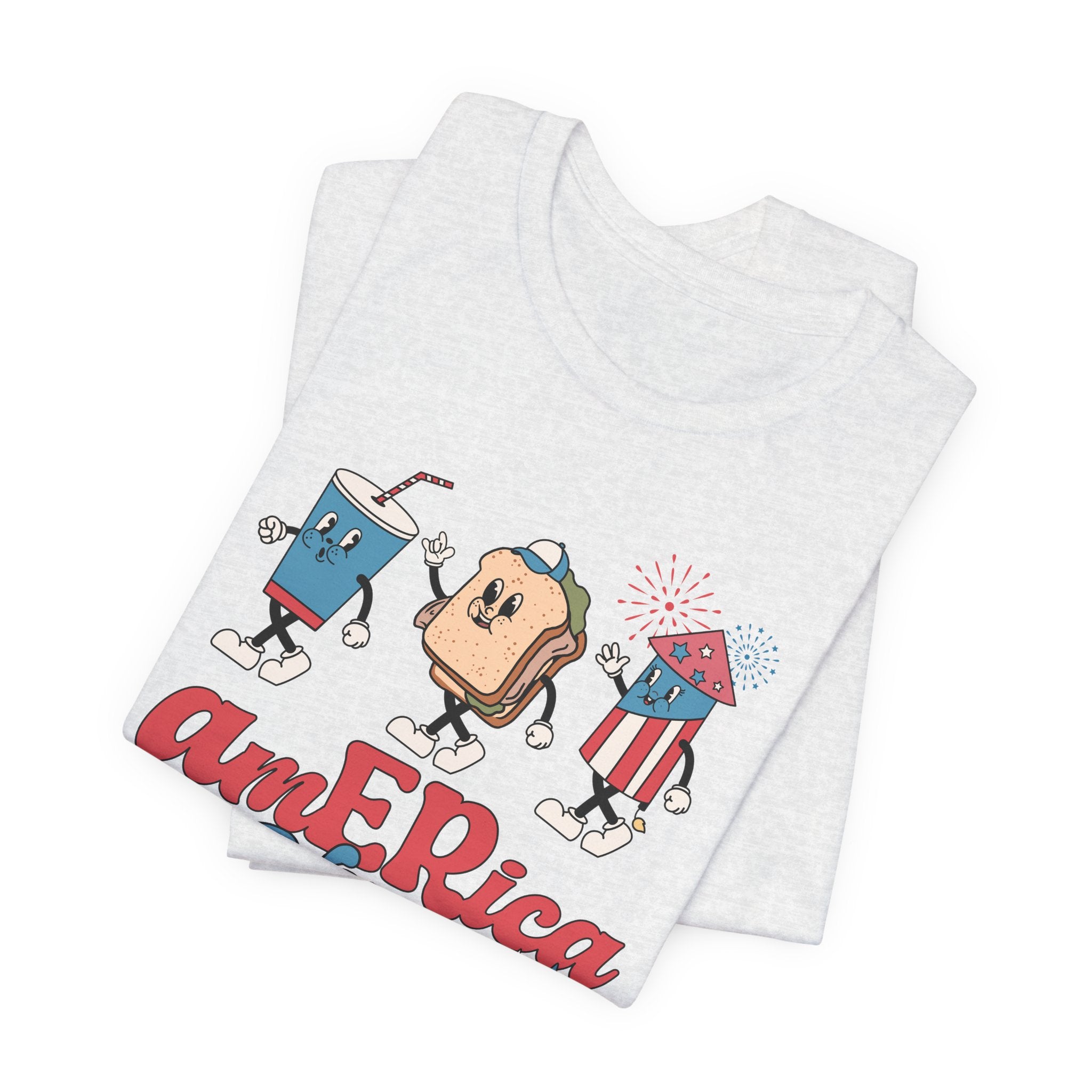 Folded_1_a24ef4b2-a12c-44fa-ae17-10a89511fd69 AmERica Vibes T-Shirt - Image 7