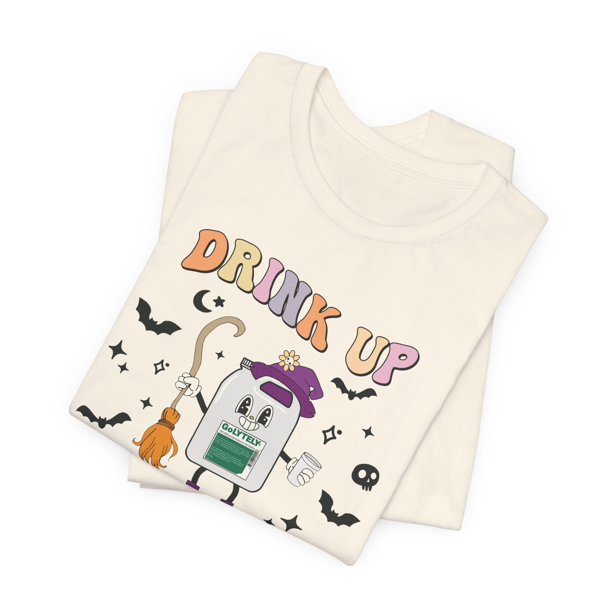 Folded_5_a26d945d-a4a4-426a-9cb3-63b9ac91f8c4 Drink Up Witches GoLYTELY T-Shirt - Image 5