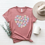 ICU Nurse Conversation Hearts T-Shirt - Image 5