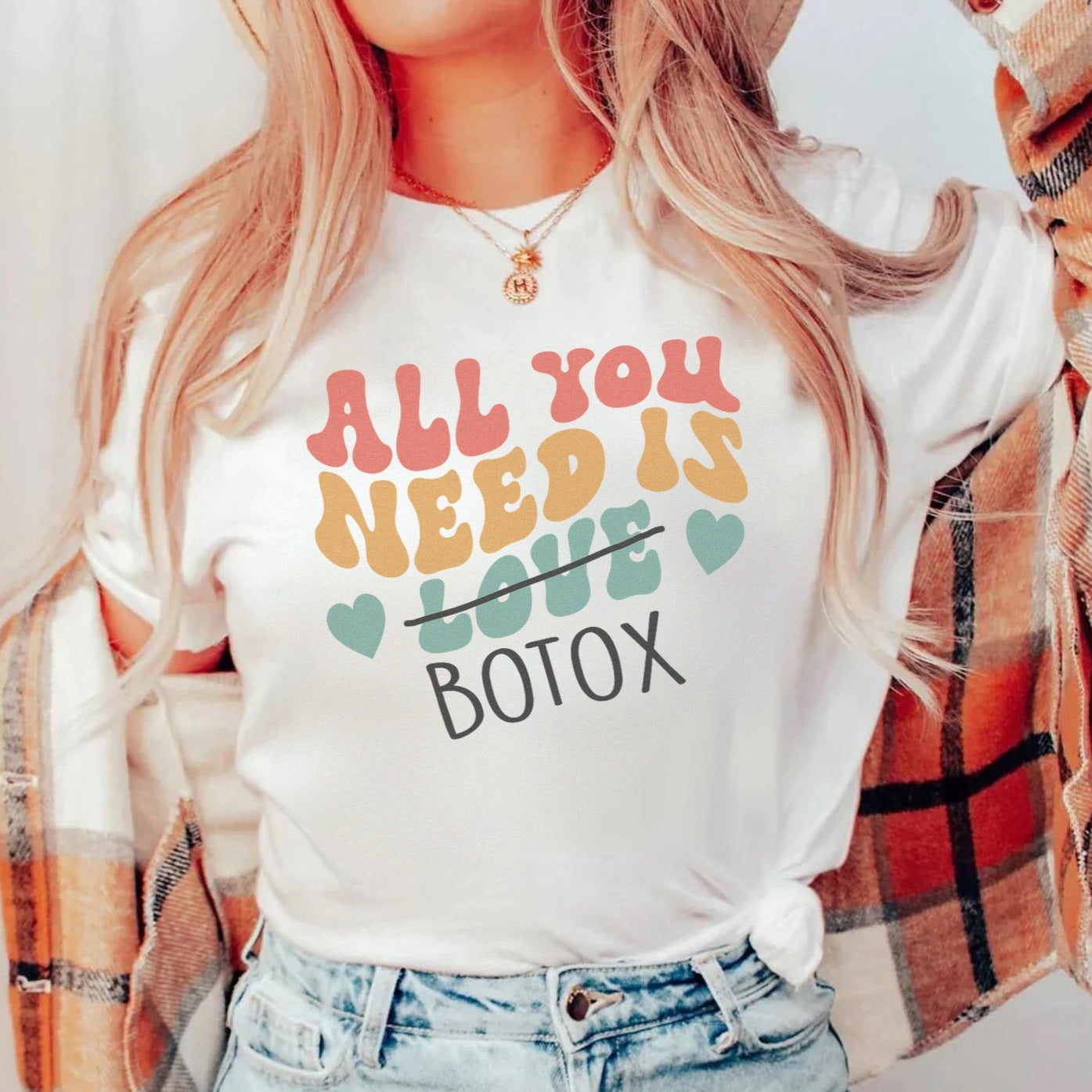 allyouneedbotoxwhite All You Need Is Botox T-Shirt - Image 1