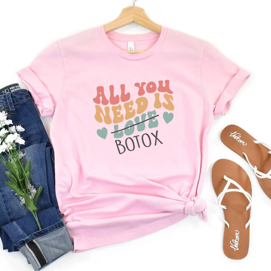 allyouneedislovepink All You Need Is Botox T-Shirt - Image 4