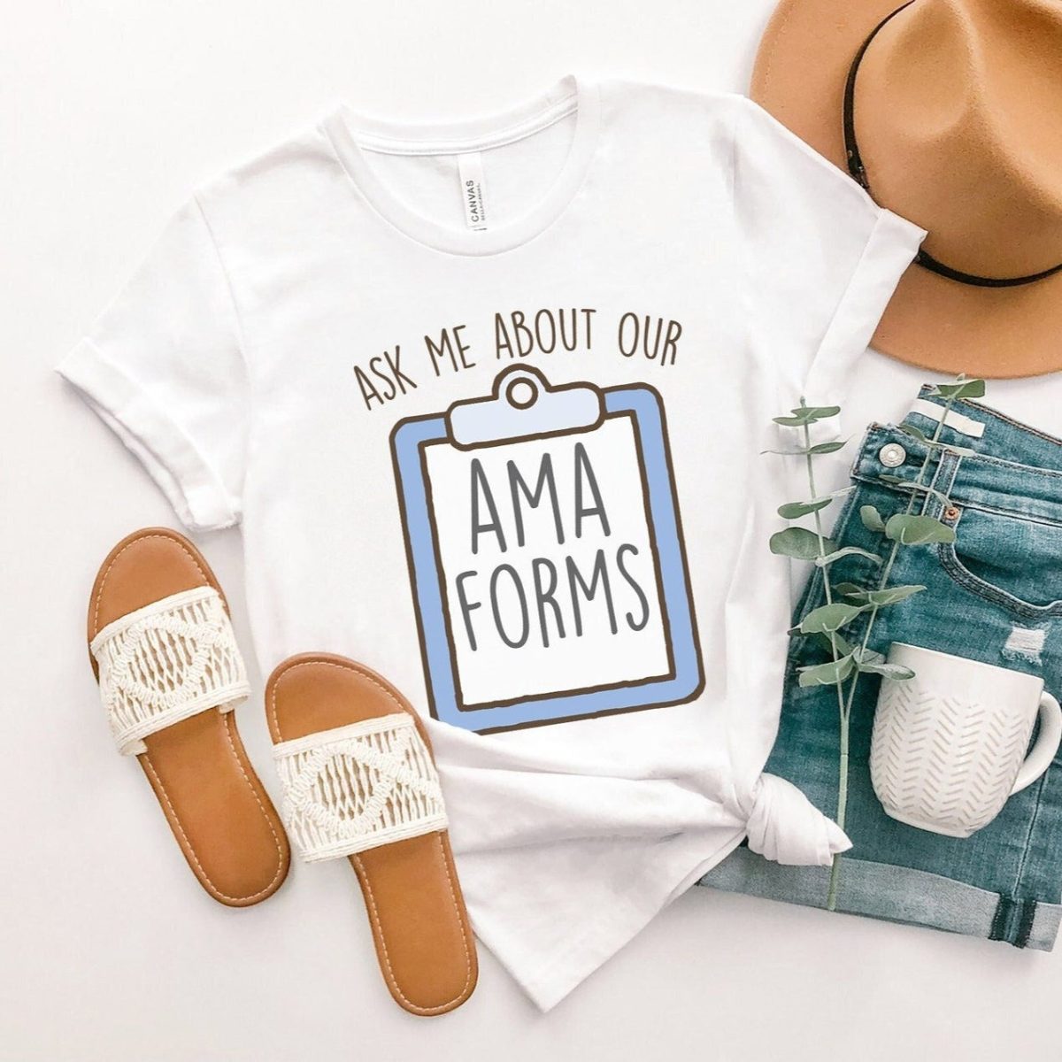 Ask Me About Our AMA Forms T-Shirt - Image 2