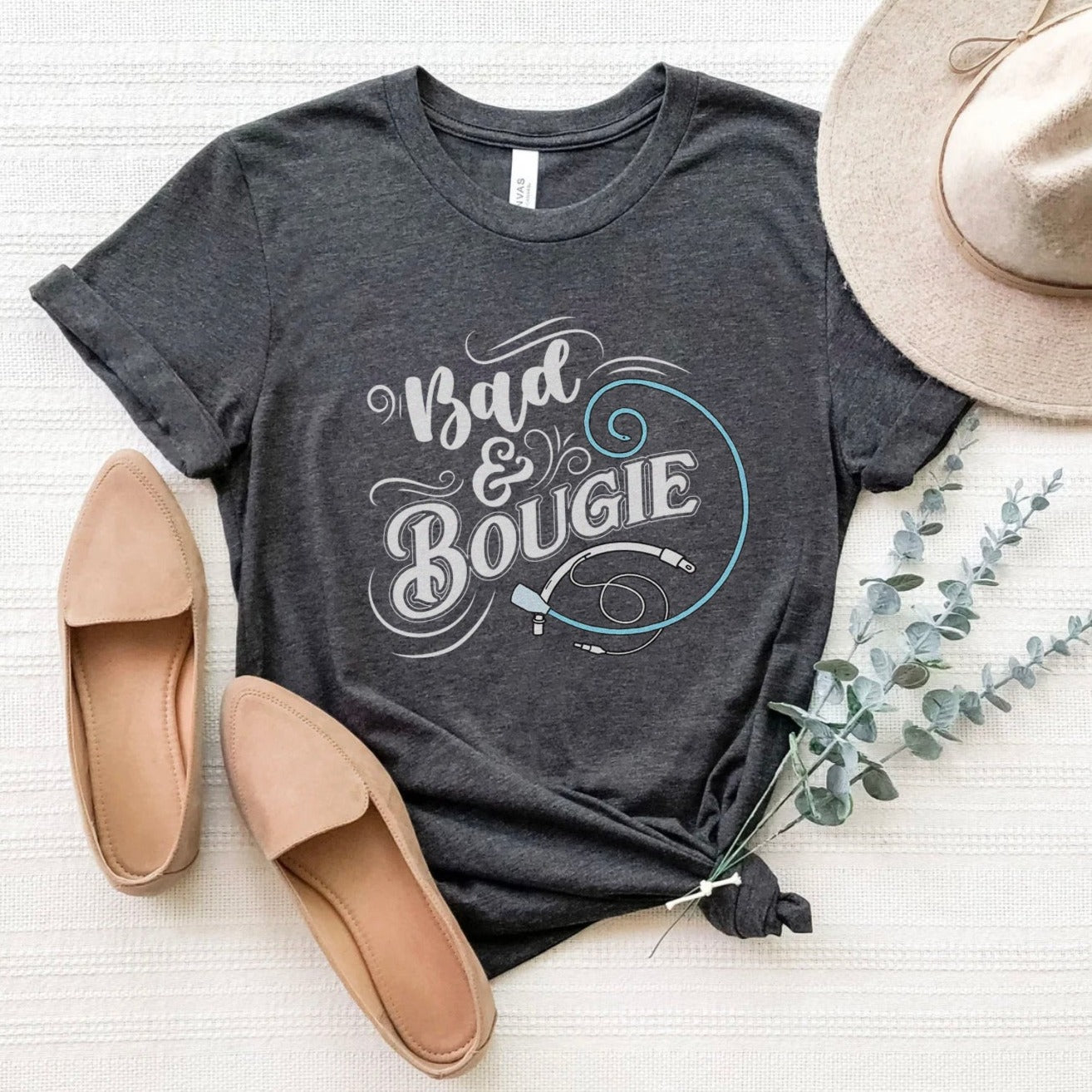 badbougiedarkgray Bad & Bougie T-Shirt - Image 9
